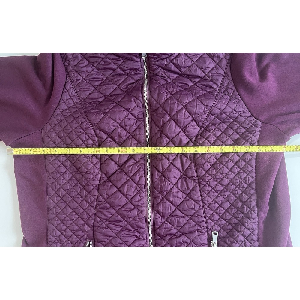Baccini Women's Size 18/20 Purple Quilted Jacket Lightweight‎ Packable Pockets - Picture 9 of 9